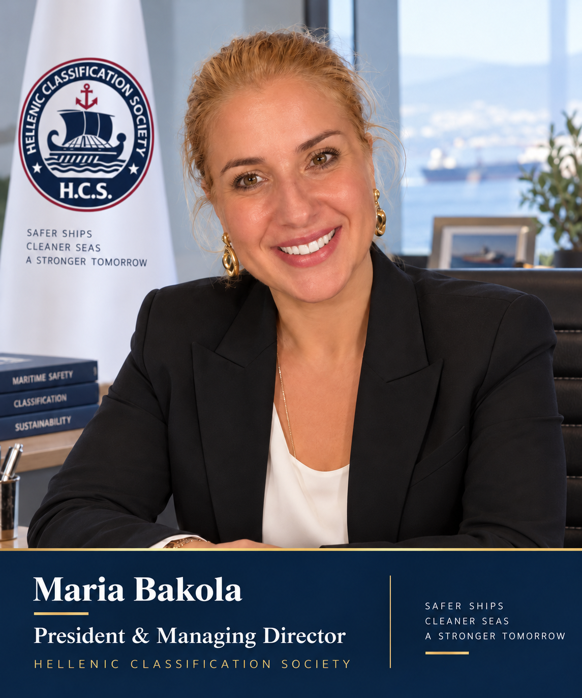 Maria Bakola, President and Managing Director of Hellenic Classification Society